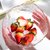 创意网红锤纹玻璃碗透明金边沙拉碗家用大号蔬菜水果盘日式甜品碗(烟灰金边碗大号【两只装】)第2张高清大图