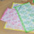 文博 洗巾布6层天然印花优质木质纤维洗碗布3枚/袋（BA6109）(4袋)第3张高清大图
