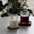 日式锤目纹玻璃杯 300ml树纹杯 早餐牛奶咖啡杯 耐高温透明水杯(300ml)第2张高清大图