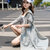 防晒衣女新款韩版宽松长款休闲长袖ins潮夏季薄外套衫服(XL（125-135斤） 白色)第4张高清大图