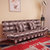 一米色彩 简易沙发折叠沙发床多功能两用双人单人小户型布艺沙发午休床懒人沙发(蓝白格子绒布 1.2米)第4张高清大图