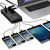 奥睿科（ORICO）HPC-4A5U 智能5口USB数码充电器 4位插座/插排/插线板/接线板(白色 1.5M)第5张高清大图
