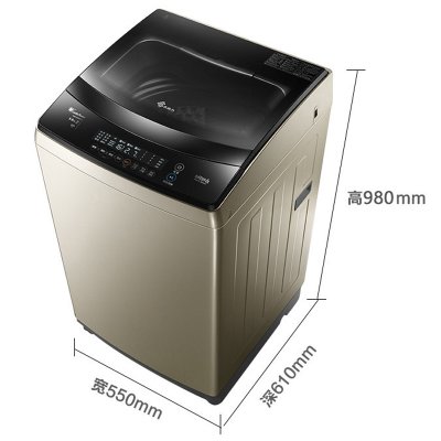 小天鹅(LittleSwan) TB90-6288WIDCLG 9公斤 变频波轮全自动洗衣机(金色) 智能wifi控制 i智能投放 筒自洁