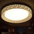 臻承 简约创意个性鸟巢吸顶灯 温馨圆形艺术LED书房卧室餐厅客厅灯(白框78CM64W 无极调光)第2张高清大图