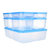 特百惠冷冻7件套装保鲜盒 大容量塑料冰箱收纳冷冻盒冷藏盒第2张高清大图