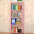 索尔诺 时尚五层书架 自由组装实用单个书柜 多用途层架sj05(粉色 sj05)第2张高清大图