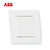 ABB开关插座面板由艺系列白色86型三位单控/三联开关AU10353-WW第2张高清大图