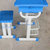 卡里鳄单人塑钢课桌凳KLE—KZY432中小学生辅导班课桌单人学校ABS课桌椅凳第3张高清大图