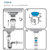 九牧(JOMOO)卫浴配件不锈钢大孔径防臭下水管H6200(默认)第3张高清大图