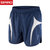 spiro 夏季运动短裤男女薄款跑步速干透气型健身三分裤S183X(深蓝/白 S)第2张高清大图