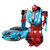 星辉rastar RS战警手动变形机器人1:64儿童玩具合金模型汽车人(66220蓝色)第2张高清大图
