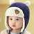 秋冬婴儿套头帽宝宝帽子加绒雷锋帽1-2岁儿童男童女保暖6-12个月(红咖)第2张高清大图
