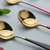 304不锈钢勺子家用创意圆调羹可爱儿童吃饭韩式网红汤勺长柄汤匙(银色6件套 默认版本)第7张高清大图