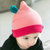 秋冬宝宝帽男童小孩棉胎帽0-3-6-12个月女童婴儿帽子新生儿帽子春(红色)第4张高清大图