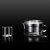 吉谷（K·KOU）旅行茶具套装功夫茶具带茶盘 户外玻璃泡茶 烧水壶 便携式茶具白瓷茶杯套装旅行水箱第4张高清大图