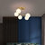古娜现代简约客厅灯北欧创意卧室吊灯书房餐厅灯个性全铜儿童房间吊灯3611款(全铜本色+玻璃 5头)第2张高清大图