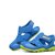 Skechers斯凯奇男童鞋夏季防滑凉鞋魔术贴镂空透气小童鞋92330N(蓝色/柠檬色 26)第3张高清大图