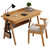 物槿 北欧实木书桌 XL-01(原木色单桌 100cm)第3张高清大图