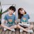 BEBEERU2020春夏款款儿童短袖韩版T恤32支休闲卡通男孩女孩上衣.(130cm 3)第3张高清大图