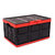 车载折叠收纳箱储物箱 家用车载多功能后备箱车用置物箱整理箱(黑红色（30L） 版本)第2张高清大图