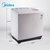美的（Midea）半自动双桶洗衣机 双缸洗衣机 12公斤KG大容量 MP120-S808 白色(白色 10公斤)第3张高清大图