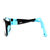 AA99儿童防蓝光眼镜手机电脑防辐射护目镜树脂镜片TR90材质镜框C01适用年龄4-12岁(蓝光阻隔Pri.黑蓝色)第3张高清大图