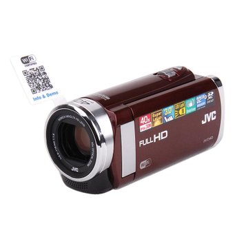 JVC GZ-EX275RAC 高清闪存摄像机 数码摄像机200万静态图像像素 内置32GB 内置WI-FI功能摄像机 背照式cmos