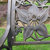 京好 公园长椅子休息凳子 现代简约环保休闲铸铁铝户外椅子B68 物流到付(白色铝制 117*60*80CM)第2张高清大图