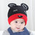 秋冬季婴儿帽子秋冬保暖套头帽韩版新生儿胎帽宝宝帽0-3-6-12个月(红色)第2张高清大图