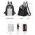 APPLES苹果羊皮双肩包女韩版新款潮百搭真皮背包书包软皮休闲旅行包(黑色)第10张高清大图