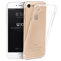 优加 iPhone7/苹果7钢化膜手机保护套透明TPU软壳(4.7英寸）