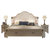 卡富丹 美式床主卧床欧式床双人床1.8米公主床白色MC02(1.5米床（箱框款）)第5张高清大图