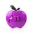 石家垫 汽车香水 多彩苹果出风口香水 汽车空调口挂饰汽车用品(紫色)第2张高清大图