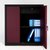 钢制保密柜密码锁文件柜电子带锁保险柜黑框红色皮纹矮柜  1mm(红色)第3张高清大图