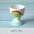 INDRA泰国进口绿恐龙卡通陶瓷餐具碗盘水杯蛋杯釉下彩礼盒装(绿恐龙四件套)第5张高清大图