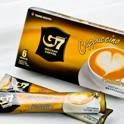 中原（G7）榛子味卡布奇诺咖啡108g