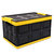 多功能折叠收纳箱储物箱汽车后备箱收纳箱置物箱(黑黄色（50L） 默认)第2张高清大图