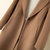 蒂克罗姆西装领单扣中长款羊毛大衣(黑色 XL)第4张高清大图