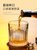 水晶威士忌酒杯欧式洋酒杯套装酒吧古典白兰地啤酒杯家用玻璃杯子(花色 304不锈钢冰粒6格)第4张高清大图