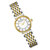 美度（MIDO）手表女士手表 都瑞系列时尚超薄女表(金壳白面间金钢带)第2张高清大图
