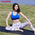 鸭鸭跑步运动瑜伽吸湿排汗bra健身防震内衣美型美背JSN97204(蓝色 160)第2张高清大图