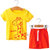 棉果果2021夏季新款儿童短袖套装男女宝宝T恤短裤套装夏装1-5岁(100cm 背心红色400)第4张高清大图