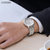 Citizen西铁城 光动能手表简约不锈钢防水白盘钢带男表 BM7460-88H第3张高清大图