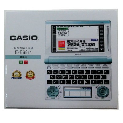 卡西欧（CASIO）E-E88LG英汉电子辞典（糖果绿）