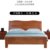 云艳床 实木床卧室床现代中式床 1.2米含床垫YY-944第2张高清大图