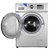 三星(SAMSUNG) WF602U2BKSD/SC 6公斤 变频节能滚筒洗衣机(银色) 泡泡净 智能变频第4张高清大图