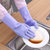 卡凡洛(Kaflo) 加厚硅胶手套厨房洗碗刷锅家务清洁隔热防水(长款)第3张高清大图
