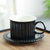 欧式咖啡杯套装陶瓷碟套装时尚高颜值设计英式下午茶套裝花茶杯(罗马柱咖啡杯-黄)第9张高清大图