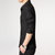 春季纯棉男士长袖衬衫韩版修身型商务休闲白衬衣男装青年衣服衬衫E905(E905黑色)第4张高清大图