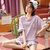 睡衣女夏季新款纯棉短袖短裤韩版宽松可爱(BJ31011 XL)第3张高清大图